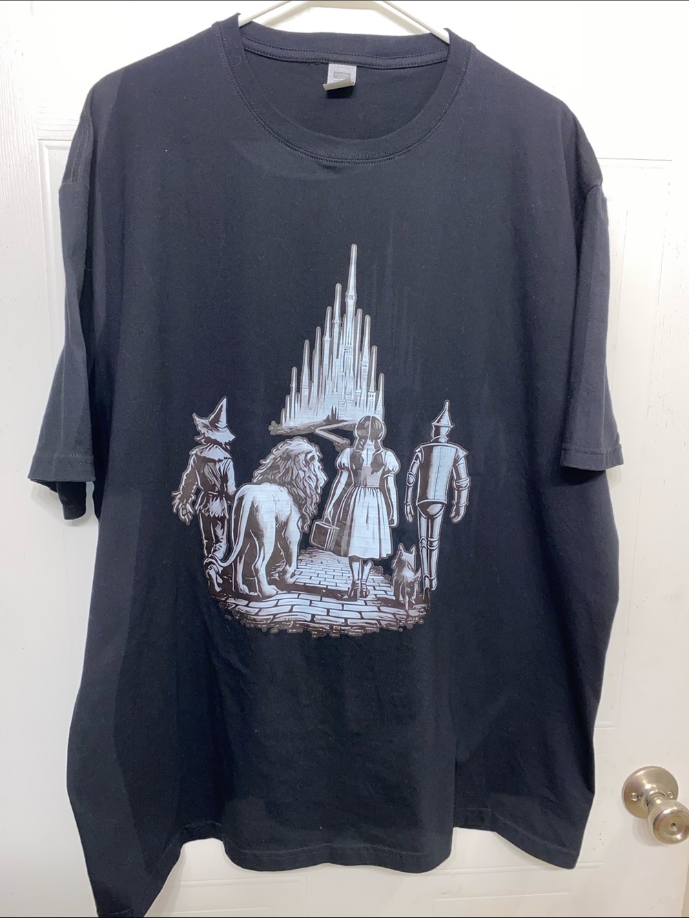 Wizard of Oz Graphic Tee - Black with White Print